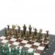 Шахматы &amp;quot;Римские лучники&amp;quot; фигуры бронза / патина 28х28 см из мрамора и лемезита 128202