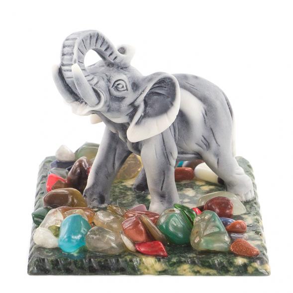 Сувенир &amp;quot;Слон малый&amp;quot; из мрамолита 119883