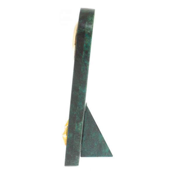 Часы-погон &amp;quot;Подполковник МЮ&amp;quot; камень змеевик 129186