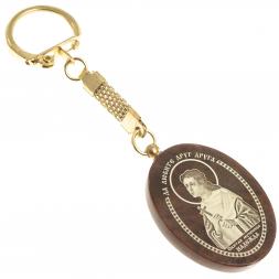 Брелок-оберег с молитвой &amp;quot;Святая Надежда&amp;quot; камень обсидиан