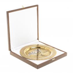 Тарелка с гравюрой "Олень" 22,5 см Златоуст