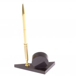 Сувенирные часы с ручкой камень лазурит