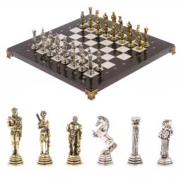 Шахматы &amp;quot;Афина&amp;quot; доска 32х32 см мрамор змеевик