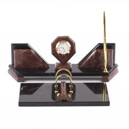 Настольный набор из камня &amp;quot;Эталон&amp;quot; лемезит