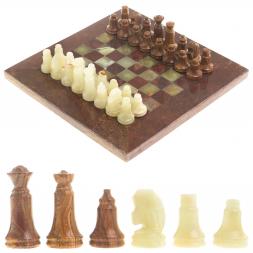 Шахматы &amp;quot;Сувенирные&amp;quot; из оникса доска 20х20 см