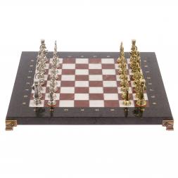 Шахматы &amp;quot;Афина&amp;quot; доска 32х32 см лемезит мрамор