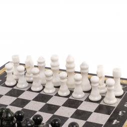 Набор игр 3 в 1: шахматы, шашки, нарды доска 40х40 см