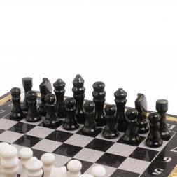 Набор игр 3 в 1: шахматы, шашки, нарды доска 40х40 см