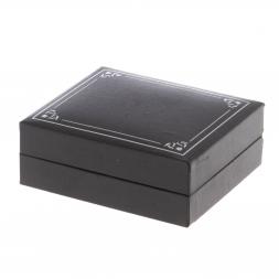 Набор запонки овальные и зажим для галстука камень тигровый глаз