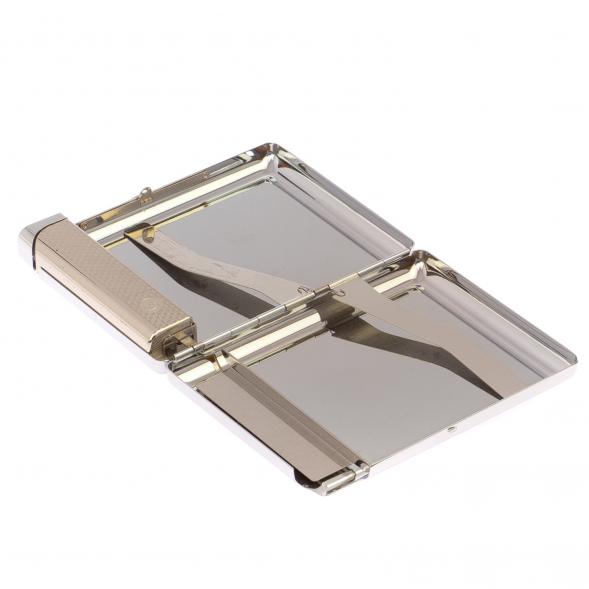 Портсигар на 20 сигарет с зажигалкой камень серафинит 125586