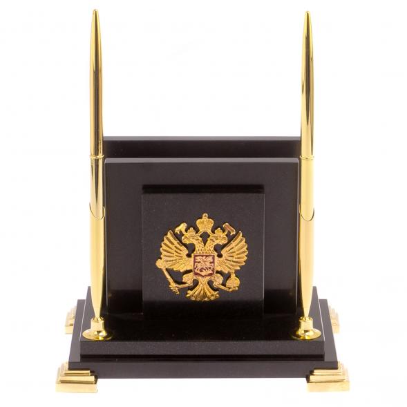 Набор для офисного стола &amp;quot;Визир&amp;quot; с гербом России 125815