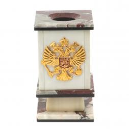 Карандашница "Герб РФ" из креноида