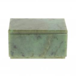 Шкатулка из нефрита 9,5х6х5,5 см