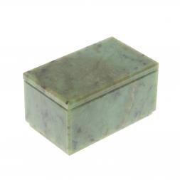 Шкатулка из нефрита 9,5х6х5,5 см