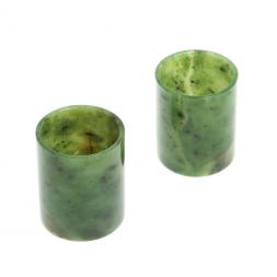 Набор стопок из нефрита 2 шт 4х5 см