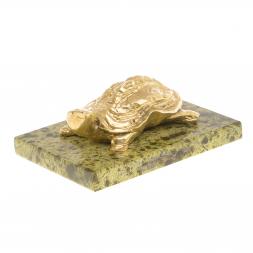 Сувенир из бронзы и змеевика &amp;quot;Черепаха&amp;quot;