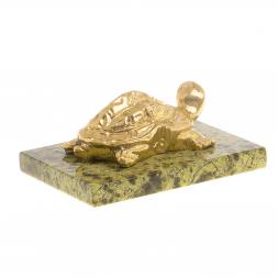 Сувенир из бронзы и змеевика &amp;quot;Черепаха&amp;quot;