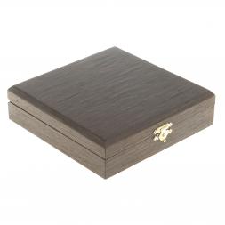 Тарелка с гравюрой &amp;quot;Герб с флагом РФ&amp;quot; 12 см Златоуст