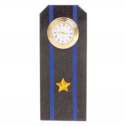 Часы "Погон майор Авиации ВМФ" из змеевика