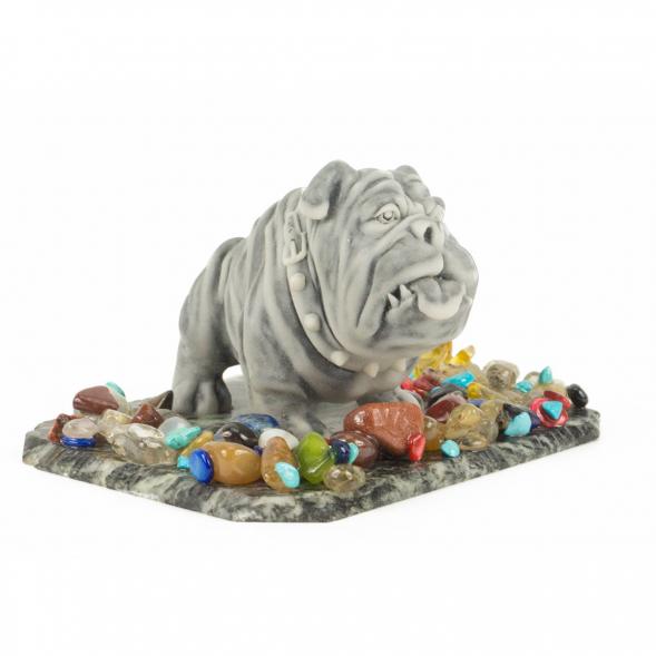 Сувенир &amp;quot;Бульдог шарж&amp;quot; из мрамолита 118588