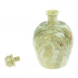 Коньячный набор из оникса в футляре (5х7)