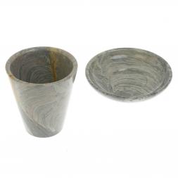 Чайная пара из мрамора