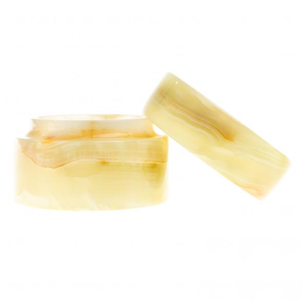 Шкатулка &amp;quot;Пудреница&amp;quot; из оникса 6х6х4,5 см (2,5) 123909