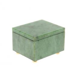 Нефритовая шкатулка 7х6х5 см