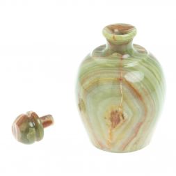 Коньячный набор из оникса в футляре (4х6)