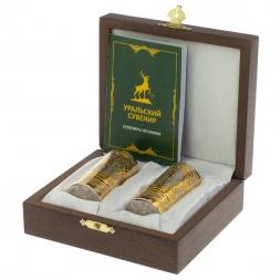 Набор из двух стопок "Волк" 40 мл Златоуст