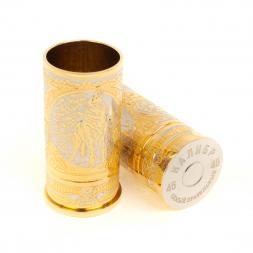 Набор из двух стопок "Волк" 40 мл Златоуст