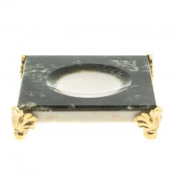 Подставка под шар из нефрита 9,5х9,5х2,5 см