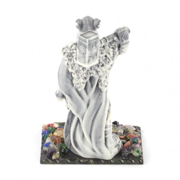 Сувенир &amp;quot;Тор&amp;quot; из мрамолита на подставке из змеевика 121196