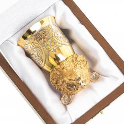 Стопка перевертыш &amp;quot;Медведь&amp;quot; 60 мл Златоуст