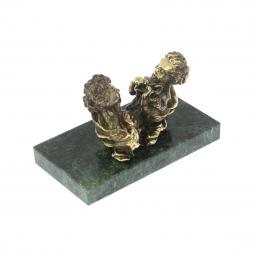 Сувенир статуэтка знак зодиака "Близнецы" бронза камень