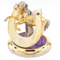 Сувенир &amp;quot;Подкова на удачу&amp;quot; чароит