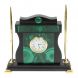 Настольные часы с ручками из малахита 129270