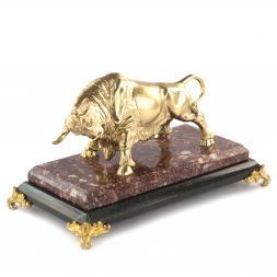 Статуэтка из бронзы &amp;quot;Бык&amp;quot; цвет золото