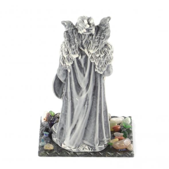 Сувенир &amp;quot;Один&amp;quot; из мрамолита на подставке из змеевика 121197