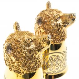 Стопки перевертыши &amp;quot;Медведь&amp;quot; 60 мл 2 шт Златоуст