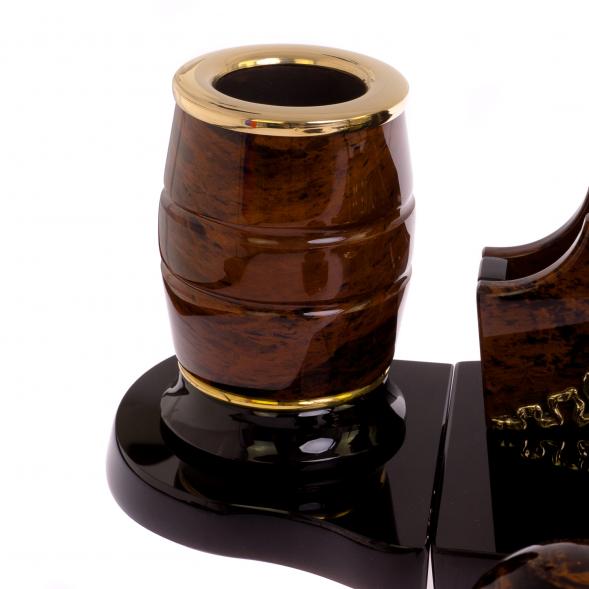 Письменный набор &amp;quot;Губернатор&amp;quot; из обсидиана 126261