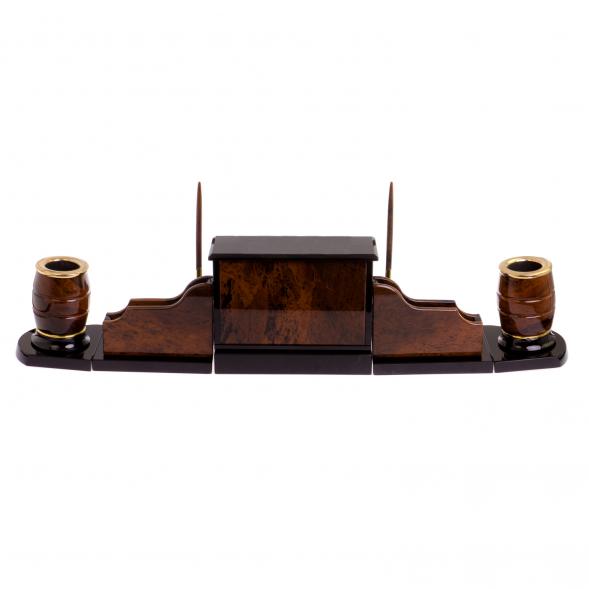 Письменный набор &amp;quot;Губернатор&amp;quot; из обсидиана 126261