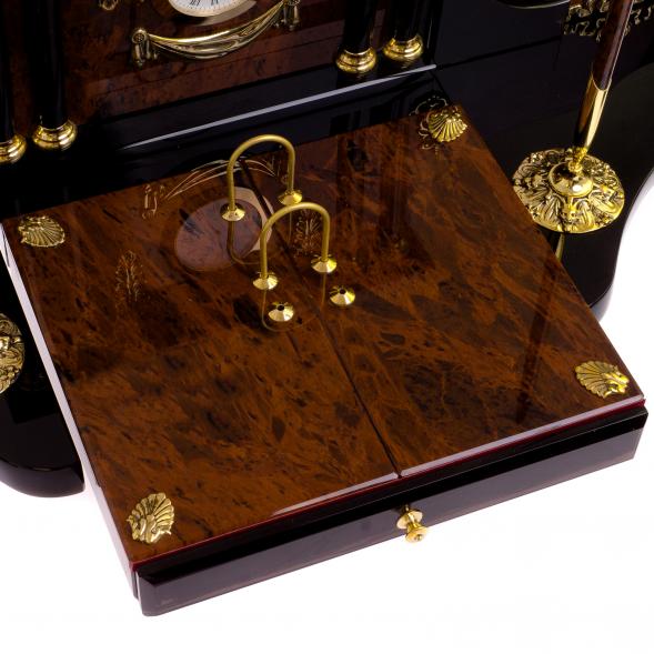 Письменный набор &amp;quot;Губернатор&amp;quot; из обсидиана 126261