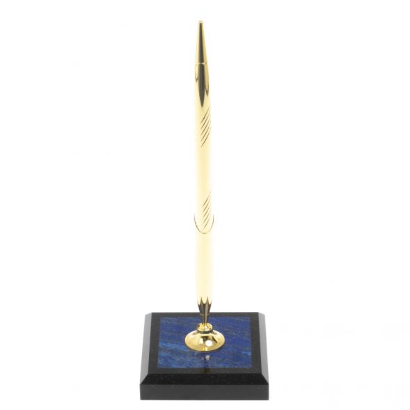 Подставка под ручку из афганского лазурита 7х7х21,5 см 127746