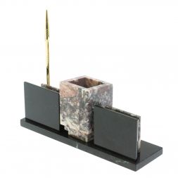 Мини - набор "Менеджер" с гербом РФ камень креноид