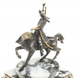 Часы из мрамора и бронзы &amp;quot;Салават Юлаев&amp;quot;