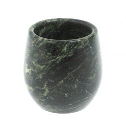 Стакан-калабас из шабровского змеевика 7х7х7 см