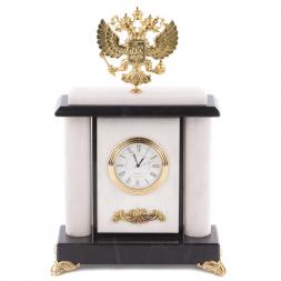 Часы из мрамора &amp;quot;Герб&amp;quot;