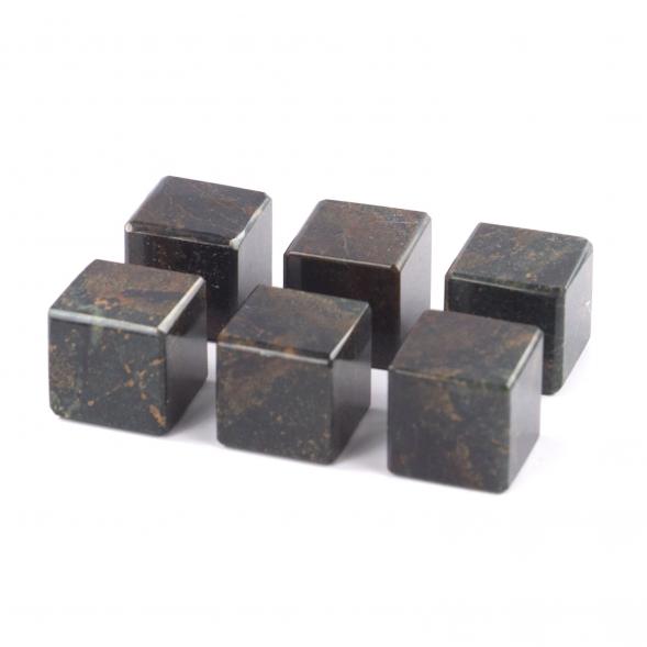 Камни для охлаждения виски комплект 6 кубиков офиокальцит 121571