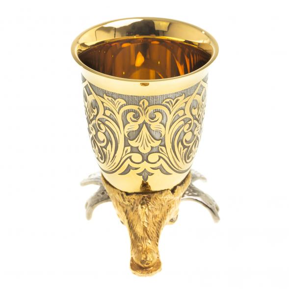 Стопка перевертыш &amp;quot;Лось&amp;quot; 70 мл Златоуст 123626